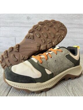 Merrell Men’s Size 10 Hiking Trail Shoes Suede Outdoor Walking Sneakers Tempo